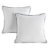 VEVOR 18 x 18 in Throw Pillow Inserts, Set of 2, Firm and Fluffy Decorative Down Alternative Pillows with Polyester Fiber