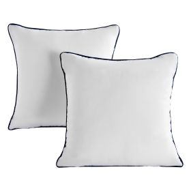 VEVOR 18 x 18 in Throw Pillow Inserts, Set of 2, Firm and Fluffy Decorative Down Alternative Pillows with Polyester Fiber