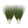VEVOR Artificial Grass Plant, 27 inch Faux Onion Grass Fake Greenery Shrubs Plant, Premium PVC for Indoor Outdoor House Home Garden Office Room Décor