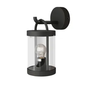 Inowel Lights Wall Light Outdoor Lantern E26 Bulb (Not Include) Wall Mount Hang Lamp Wall Sconce Lighting 32335 (Option: Grey)